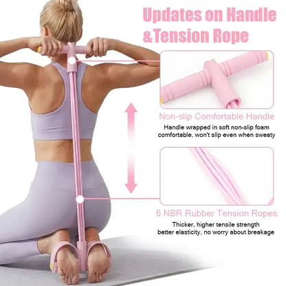 Zeno Resistance Rope — Full-Body Home Fitness Equipment for Workouts